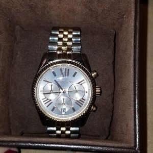 Tri tone Michael kors watch Lexington 5735
